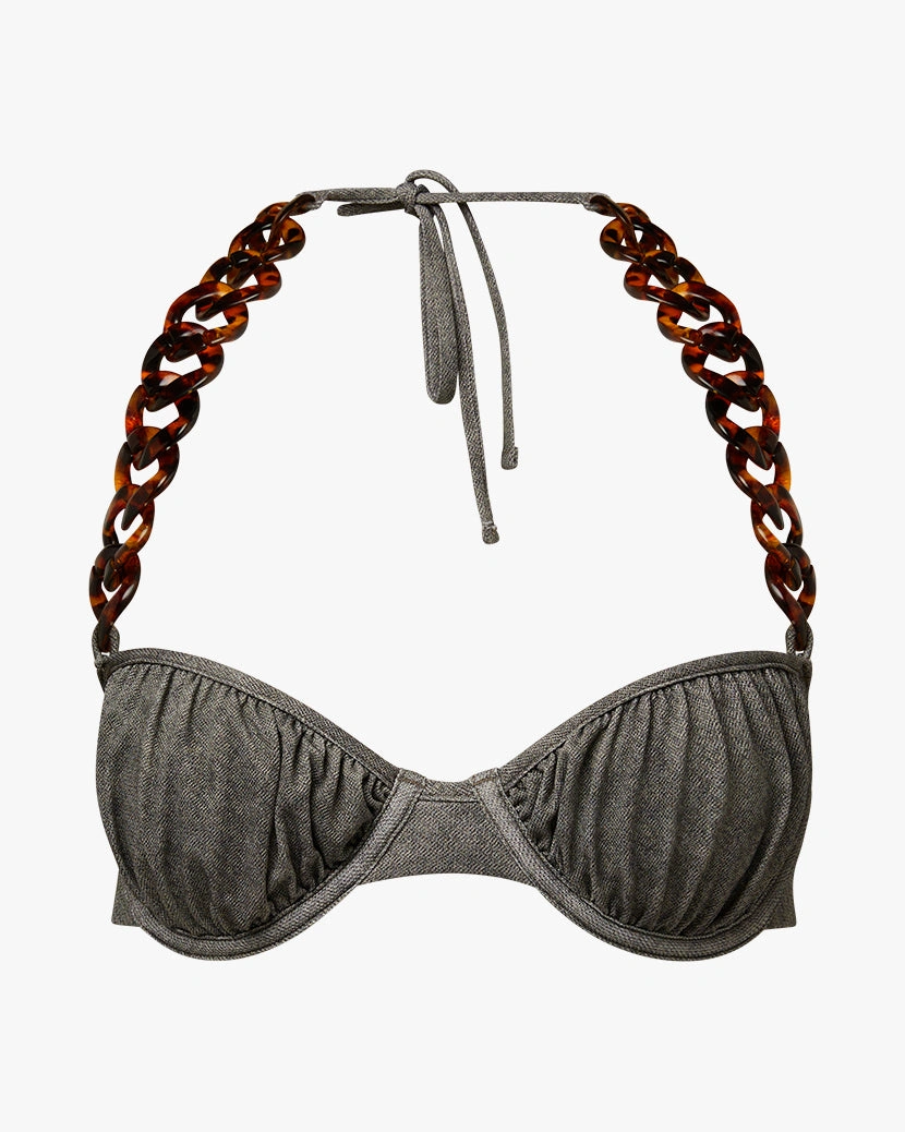 Bainis Balla Iarainn: Barr Bikini Balconette, Stíl Glamourach Grianmhar, Sár-Áilleacht!